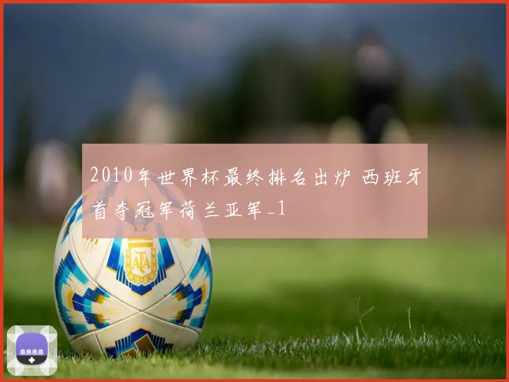 2010年世界杯最终排名出炉 西班牙首夺冠军荷兰亚军_1